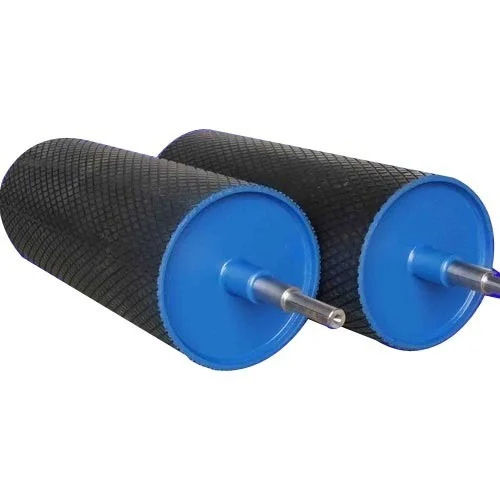 Conveyor Head Pulley - Color: Blue And Black