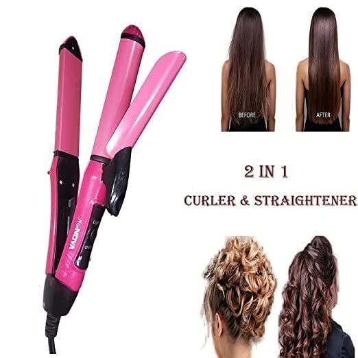 2 in 1 hair straightener