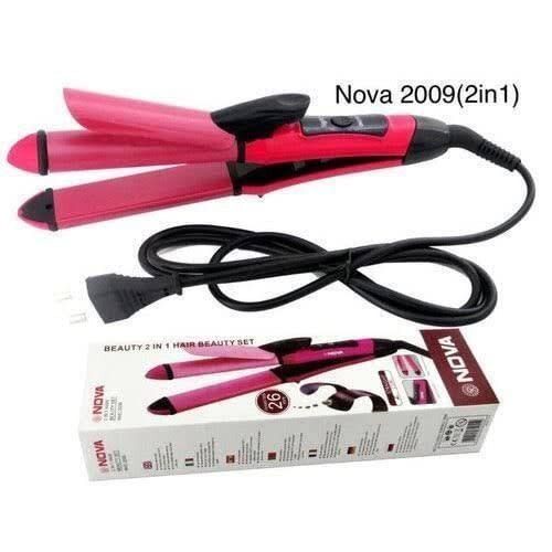 2 in 1 hair straightener