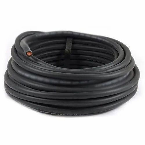 Copper Rubber Weldman Welding Cable - Color: Black