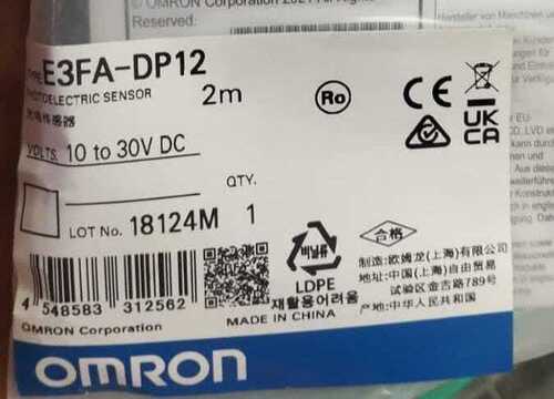 OMRON,PHOTOELECTRIC SENSOR, E3FA-DP12