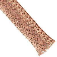 Tinned Copper Flexible Braids - Copper Conductor, 5-50 Meters Long, Custom Color Options | Excellent Conductivity, Corrosion Resistant, Industrial Durability, 6-12 Months Warranty