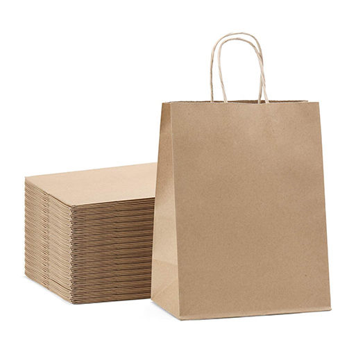 Paper Carry Bag - Color: Brown