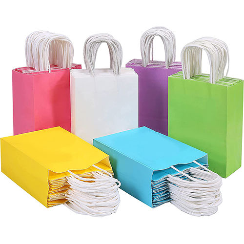 Color Paper Bags - Max Load: 2-4  Kilograms (Kg)