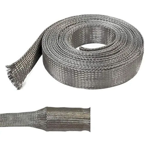 Industrial Aluminium Wire Braid - Finish: Coated