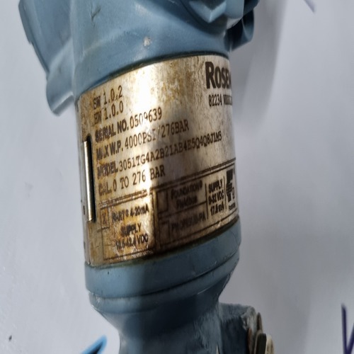 ROSEMOUNT 3051TG4A2B21AB4E5Q4Q8J1M5 PRESSURE TRANSMITTER