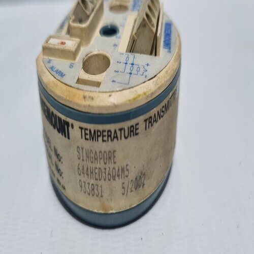 ROSEMOUNT 644HEDJ6Q4M5 TEMPERATURE TRANSMITTER P/N 00644-1360-6004