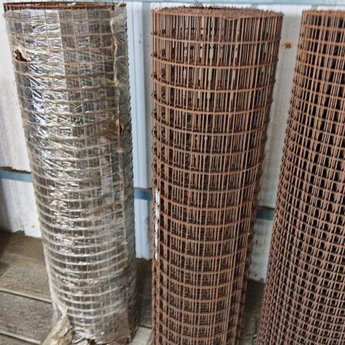 MS Welded Wire Mesh - Iron Material, Square Hole Design, Grey Color | High Durability, Plain Mesh Style for Versatile Applications