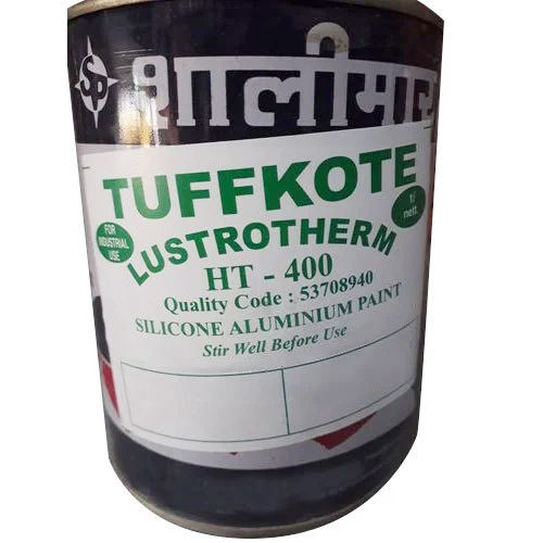 Shalimar Lustotherm Ht 600 Silicone Aluminium Paint - Color: Any Color