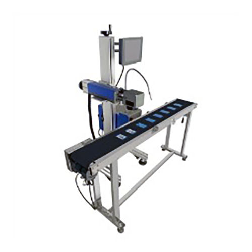 Fly Laser Marking Machine - Color: White & Blue