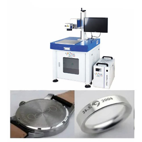 Uv Laser Marking Machine - Color: White & Blue