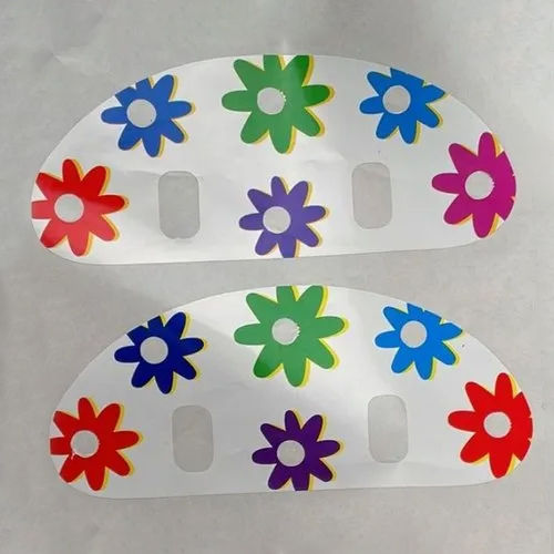 Vinyl Flower Sticker - Color: Multi Colors