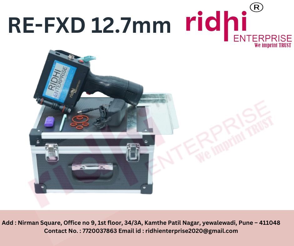 RIDHI FXD 25.4mm Batch Coding Machine