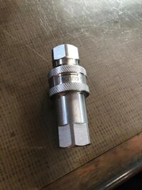 Qrc - Stainless Steel Quick Release Coupling | Hydraulic Force Fittings For Air And Oil Usage