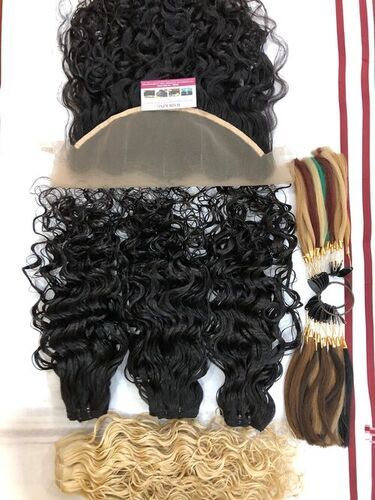 REMY VIRGIN QUALITY WEFT  HAIR BUNDLES WITHOUT CHEMICAL  PROCESS  100% CLEANED HAIR