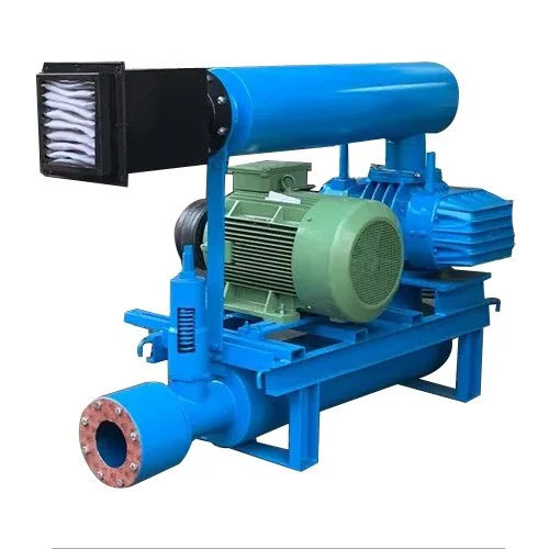 Twin Lobe Air Cooled Roots Blower - Color: Blue