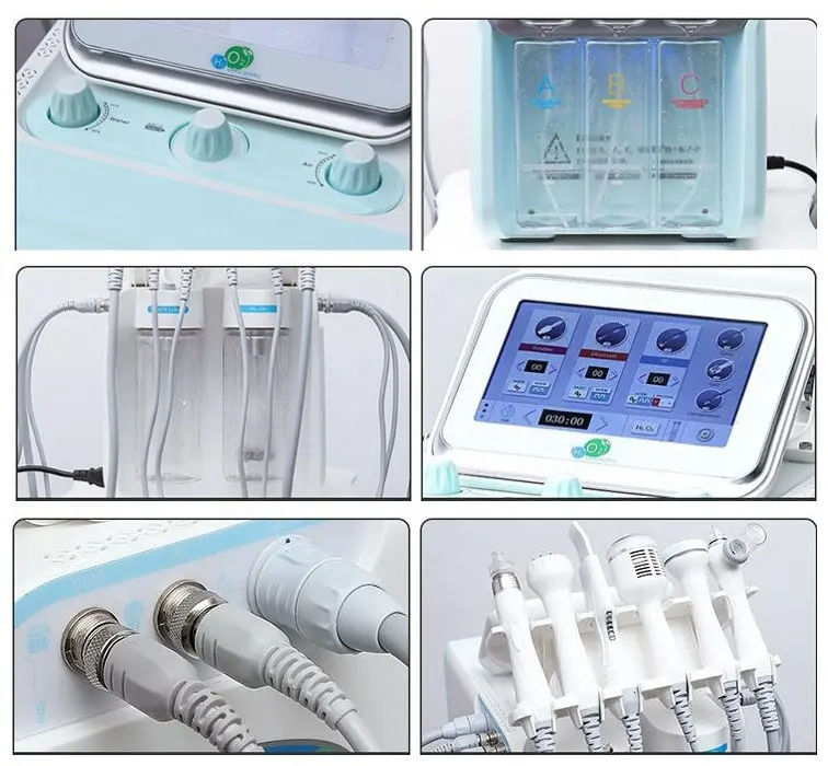 Semi-Automatic 7 In 1 Face HydraFacial Machine, Normal Skin