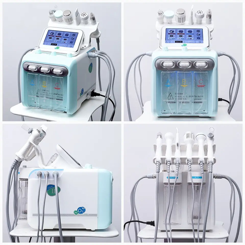 Semi-Automatic 7 In 1 Face HydraFacial Machine, Normal Skin