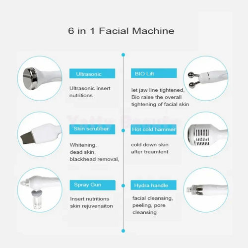 7 in 1 Hydrafacial Machine Hydra Facial Microdermabrasion Double Motor Salons/Parlour & Skin Clinics