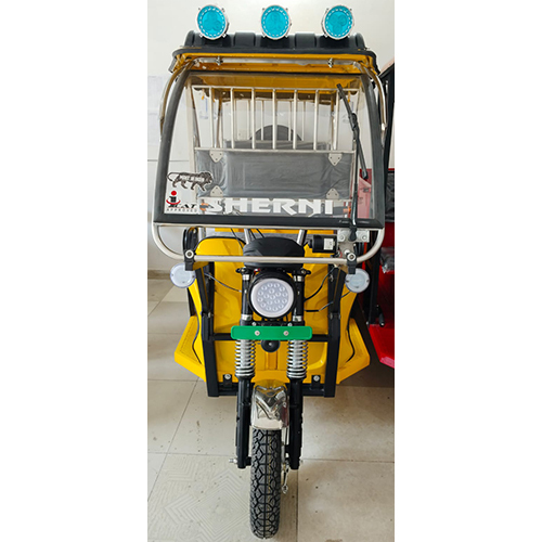 Yellow Electric Rickshaw