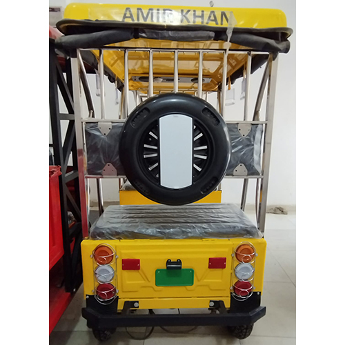 Yellow Electric Rickshaw