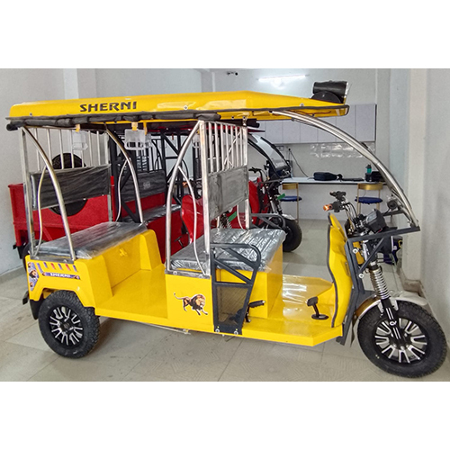 Yellow Electric Rickshaw