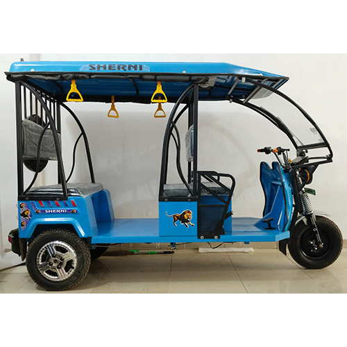 Blue E-Rickshaw