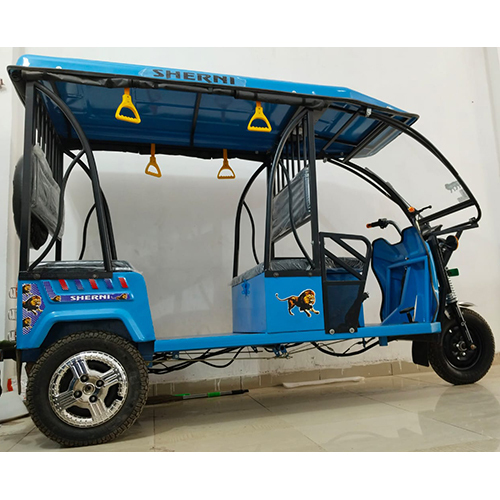 Blue E-Rickshaw