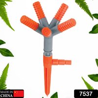 Garden Sprinkler 360A  Rotating Adjustable Round 5 Arm Lawn Water Sprinkler for Watering Garden Plants