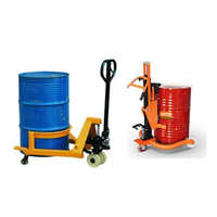 Hydraulic Drum Lifter Trolley - Color: Black