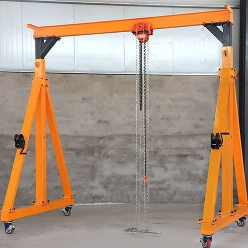 Portable Gantry Crane - Color: Blue Paint Coated