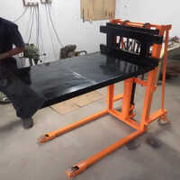 Manual Hydraulic Pallet Stacker - 3 Tonne Lifting Capacity, Yellow Paint Coated, Durable & Strong Design, Industrial Grade With Warranty