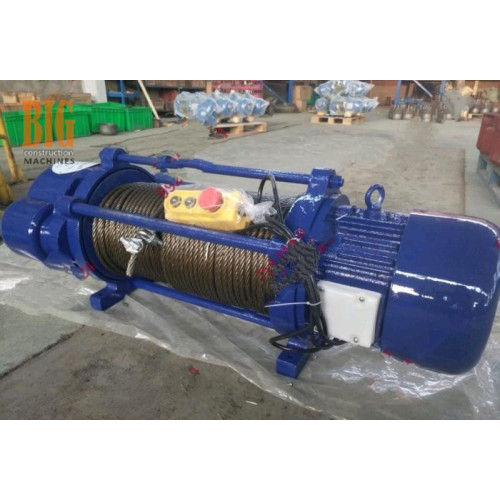 Industrial Mini Electric Hoist - Color: Blue Paint Coated