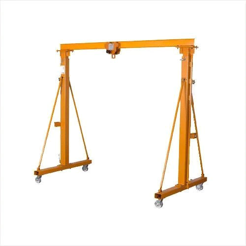 Portable Gantry Crane - Color: Yellow Paint Coated