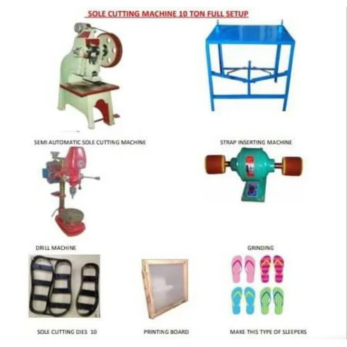 Full Set Chappal Making Unit