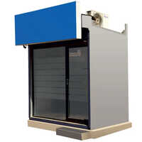 Portable Metal Atm Cabin - Color: Blue