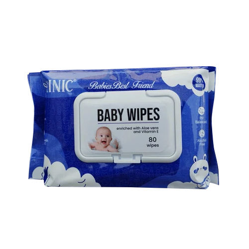 Aloe Vera Vitamin E Baby Wipes - Color: White