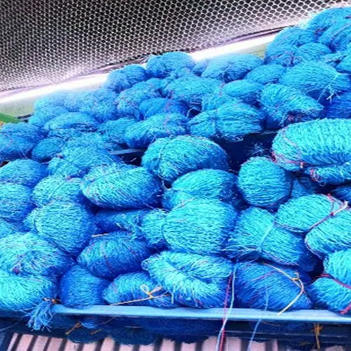 5 Feet Wide 80Mm Hdpe Fishing Net - Color: Blue