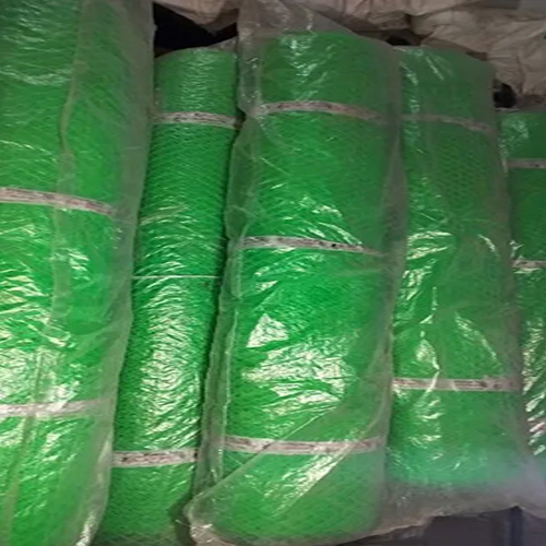 4X82 Feet Planet Pvc Hexagonal Net - Color: Green