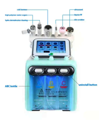Hydrafacial Machine with Vacuum Extraction Skin Care Device with Collagen Boosting