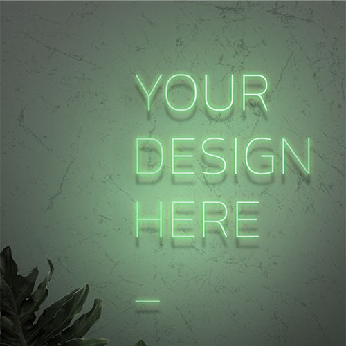 Neon Sign Customized Graphic Designing Services