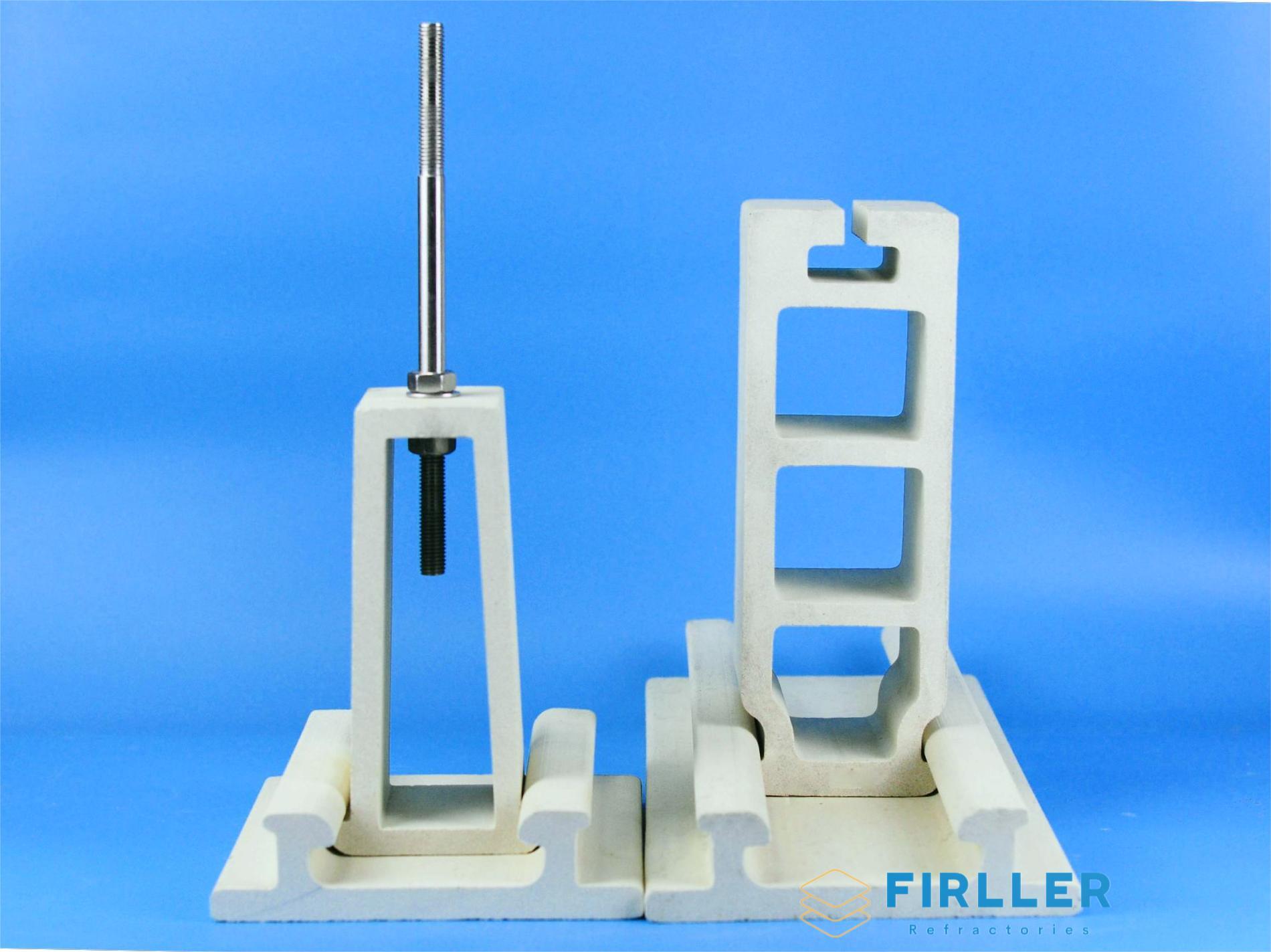 Kiln Furniture Cordierite Mullite Hanging Rail and Hanging Crank for Kiln Roof System