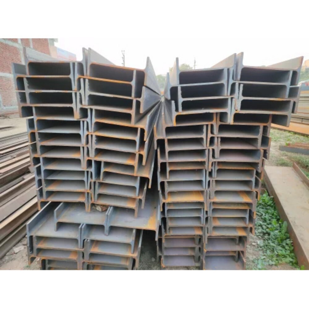 Construction Mild Steel Beam - 9 mm Thickness, I Type Shape, Galvanized Surface Treatment | Strong Load-Carrying Capacity, Versatile for Various Applications