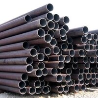 2mm Mild Steel Round Pipe - 2mm Thickness, En 24 Grade | Round Shape, High Quality, Versatile For Structural, Furniture, And Decorative Uses