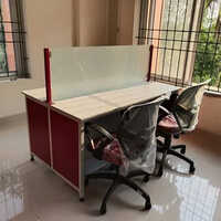 Library Reading Table (staffs) - Color: White