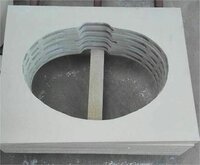 Cordierite Mullite Kiln Furniture Wash Basin Extruded Setter Plate