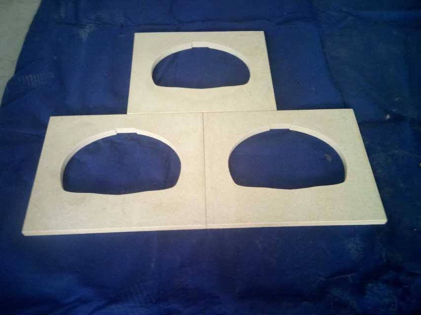 Cordierite Mullite Kiln Furniture Wash Basin Extruded Setter Plate