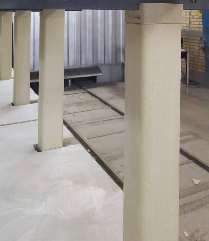 Cordierite Mullite Kiln Furniture Extruded Support / Pillar/ Prop/ Column