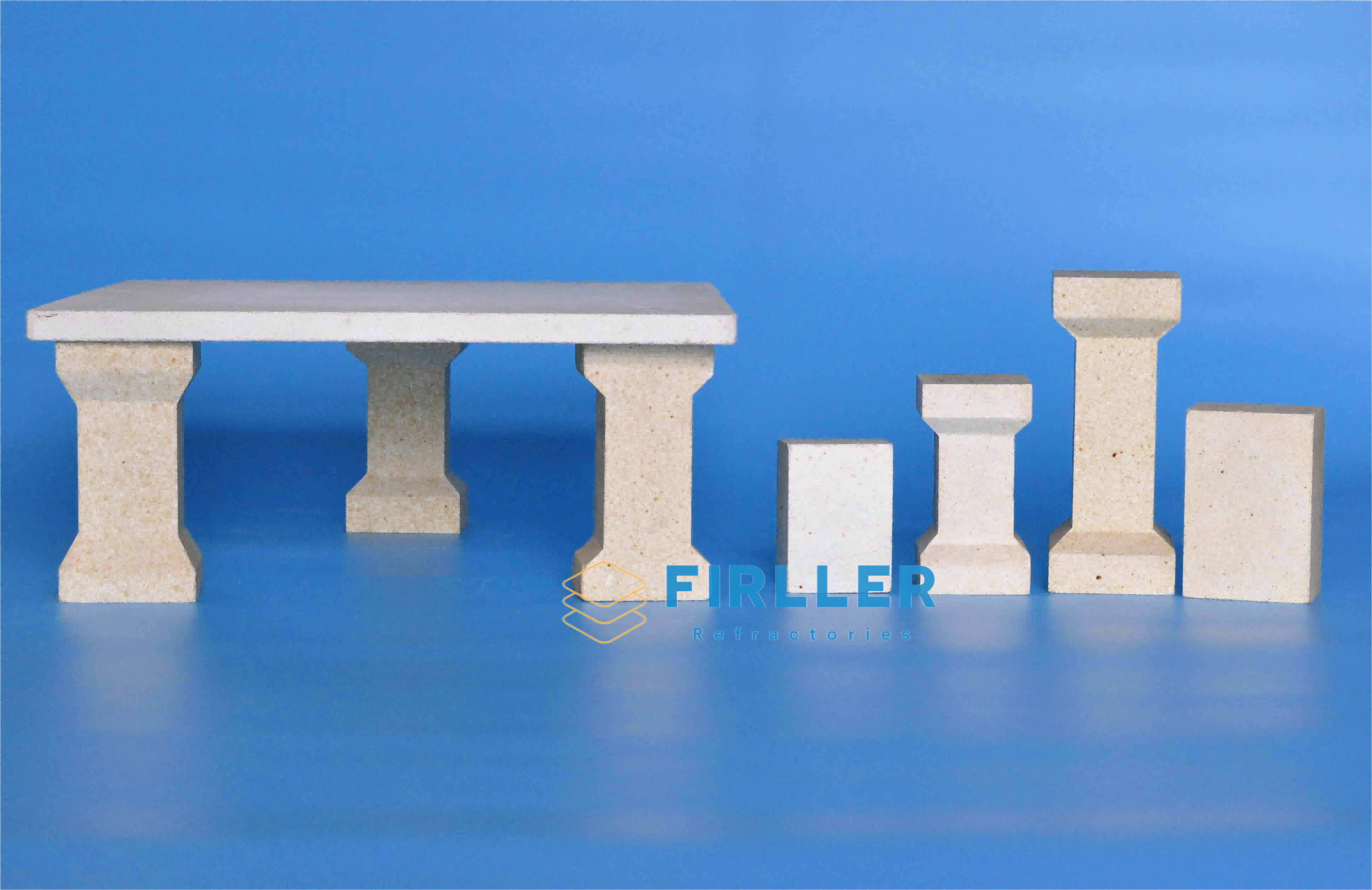 Cordierite Mullite Kiln Furniture Extruded Support / Pillar/ Prop/ Column
