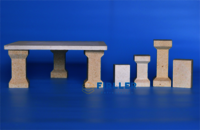 Cordierite Mullite Kiln Furniture Extruded Support / Pillar/ Prop/ Column